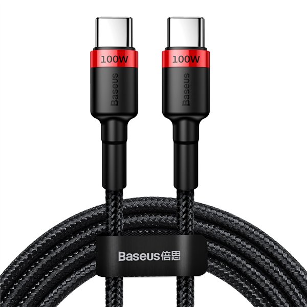 Baseus cable Cafule PD USB-C - USB-C 2,0 m 5A red-black 100W