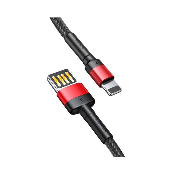 Baseus kabelis Cafule USB - Lightning 1,0 m 2,4A sarkanmelns divpusējs USB