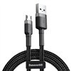 Baseus cable Cafule USB - microUSB 0,5 m 2,4A gray-black