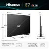 Смарт-ТВ Hisense 65E77Q       65 65" 4K Ultra HD HDR QLED