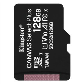 Карта памяти Kingston 128 ГБ microSDXC Canvas Select Plus кл. 10 UHS-I 100 МБ/с