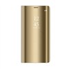 Smart Clear View maciņš Samsung Galaxy S7 Edge G935 zelta krāsā