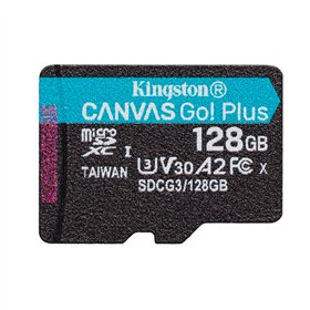 Карта памяти Kingston microSDXC Canvas Go! Plus 128 ГБ, класс 10 UHS-I, 170 МБ/с