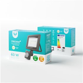 LED-valonheitin PROXIM II 10W | 4500K | PIR IP66 Forever Light