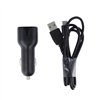 Maxlife MXCC-01 automašīnas lādētājs 2x USB 2.4A melns + USB-C kabelis