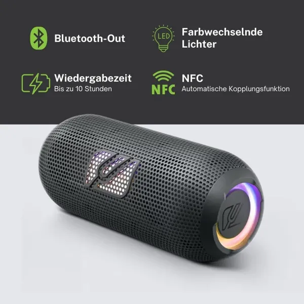 Nešiojamos garso kolonėlės Muse M790BT Juoda 60 W