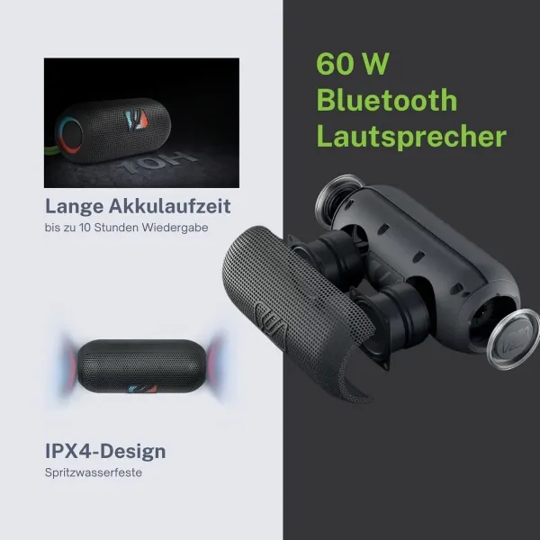 Nešiojamos garso kolonėlės Muse M790BT Juoda 60 W