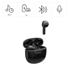 Bezvadu austiņas ar uzlādes ietvaru Hama 00221773 Melns