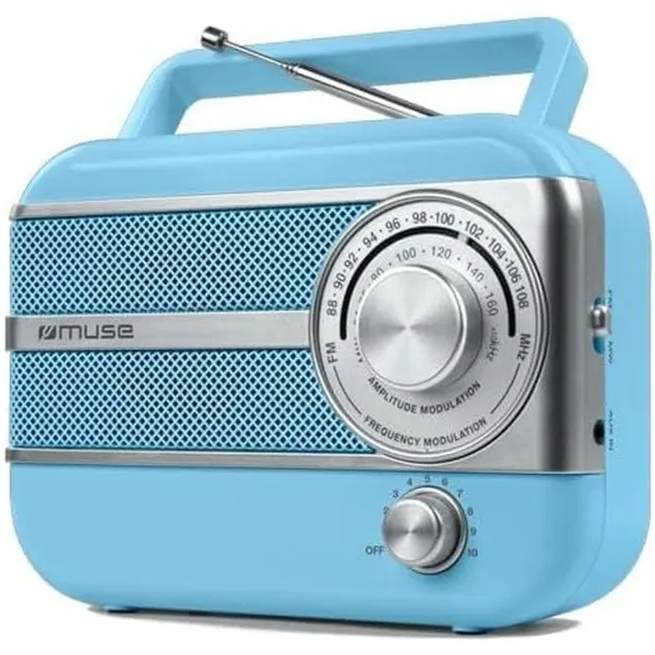 Radijas Muse M056AG Mėlyna AM/FM Retro