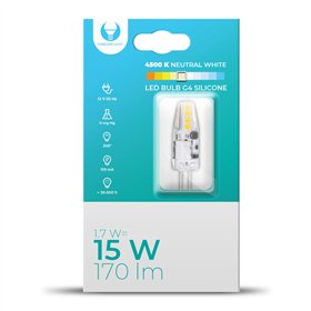 LED-lamppu G4 silikoni 1.7W 12V 4500K 170lm Forever Light