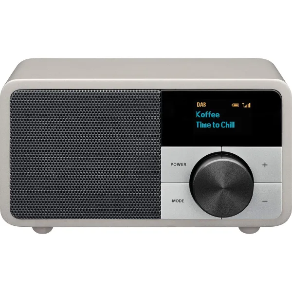 Transistor Radio Sangean DDR7 MINI Silver FM Retro