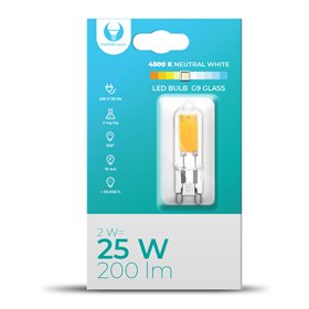 LED Bulb G9 Glass 2W 230V 4500K 200lm Forever Light