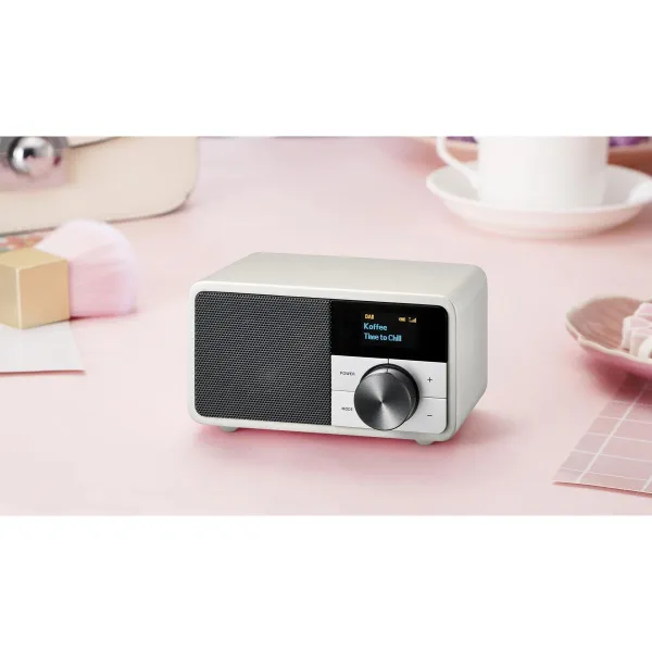 Transistor Radio Sangean DDR7 MINI Silver FM Retro