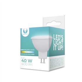 LED-lamppu GU5,3 MR16 6W 12V 4500K 400lm Forever Light