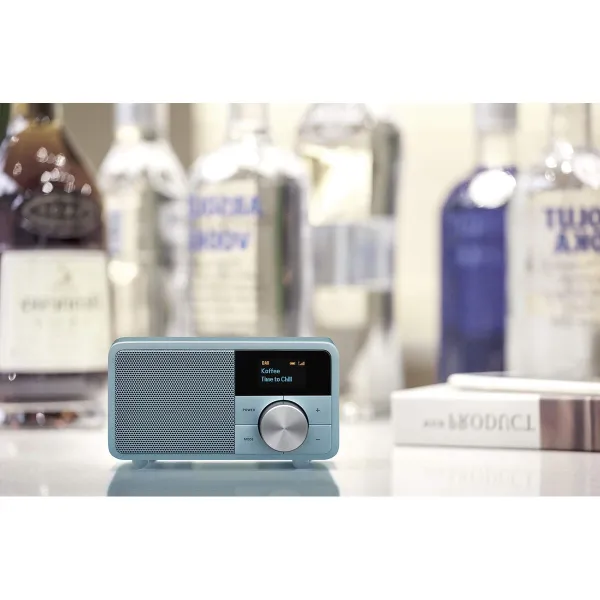 Tranzistorinis radijas Sangean DDR7 MINI Mėlyna FM Retro