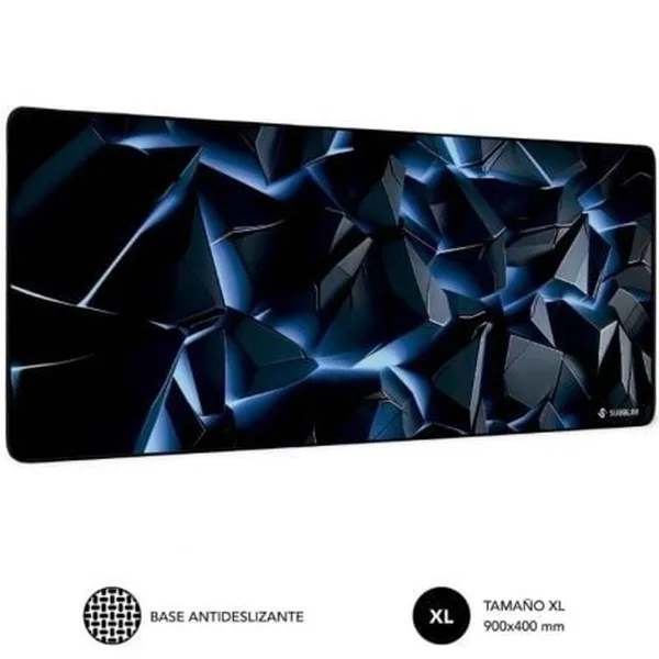 Mouse Mat Subblim SUBMP-01PUW06 Blue Black