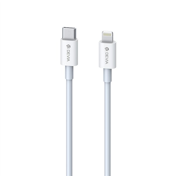 Кабель Devia Smart EC146 PD USB-C - Lightning 20 Вт 3 А белый