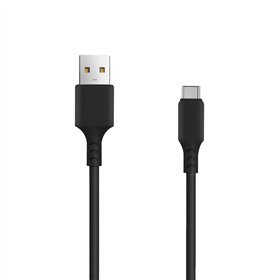 Setty kabelis USB - USB-C 1,0 m 3A melns