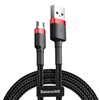 Универсальный кабель USB-MicroUSB Baseus Cafule Чёрный Красный 2 m