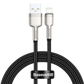 Baseus cable Cafule Metal USB - Lightning 1,0 m 2,4A black