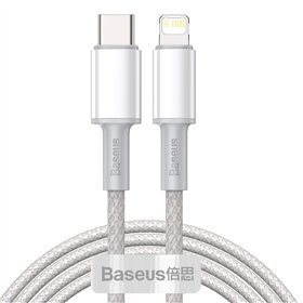 Baseus cable High Density PD USB-C - Lightning 2,0 m white 20W 
