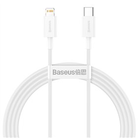 Кабель Baseus Superior PD USB-C - Lightning 1,5 м белый 20 Вт