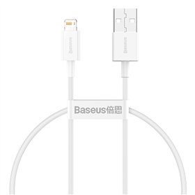 Baseus cable Superior USB - Lightning 0,25 m 2,4A white