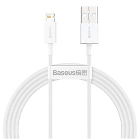USB cable Baseus Superior from USB to Lightning 2.4A 1.5m white CALYS-B02