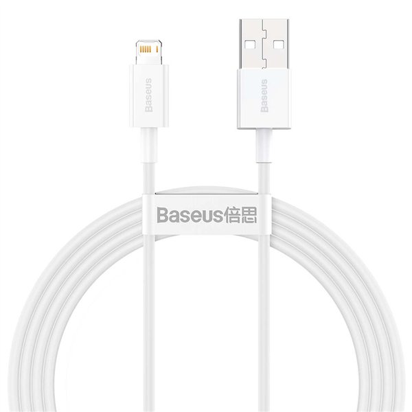 USB cable Baseus Superior from USB to Lightning 2.4A 1.5m white CALYS-B02