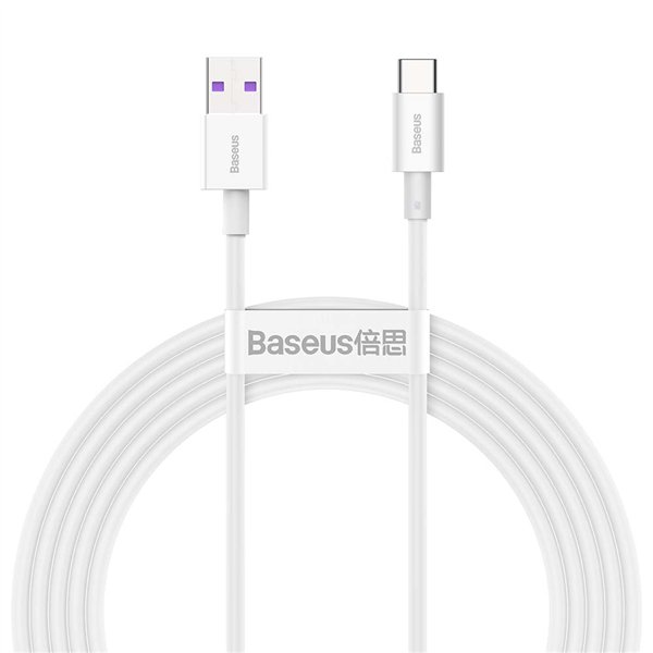 Baseus cable Superior USB - USB-C 2,0 m white 66W