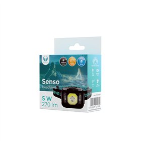 Светодиодный налобный фонарь Senso XP-E 3W + COB 3W с датчиком, 270 лм, 1200 мАч, Li-Pol Forever Light