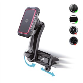 Автомобильный держатель Forever на вентиляционную решетку MH-250 Multipoint магнитный черный