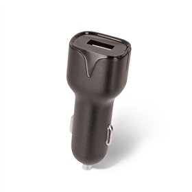 Setty autolaturi 1x USB 1A musta + microUSB-kaapeli 1,0 m UUSI