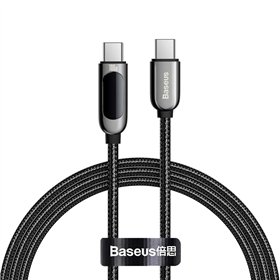 Baseus cable Display PD USB-C - USB-C 1,0 m black 100W
