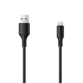 Setty USB-kaapeli - microUSB 1,0 m 1A musta