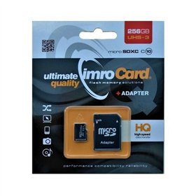Imro 256GB microSDXC kl. 10 UHS-3 atminties kortelė + adapteris