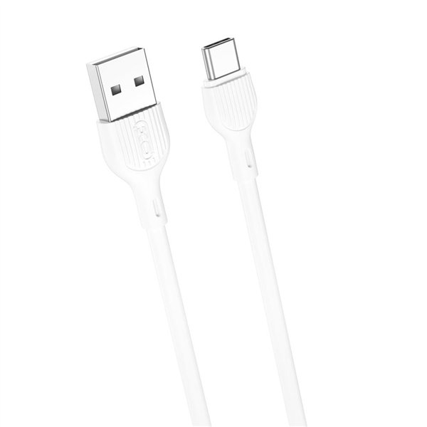 Кабель XO NB200 USB - USB-C 1,0м 2.1A белый