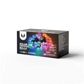 String Light Solar LED CRYSTAL BALLS SCB61 6,5m 30 balls multicolor Forever Light