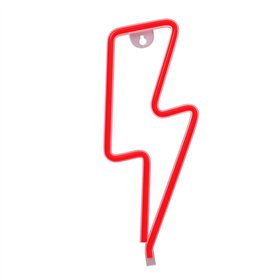 Neon LED Light BOLT red Bat + USB FLNE06 Forever Light