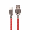 Setty-kaapeli USB - microUSB 1,0 m 3A FC-M punainen