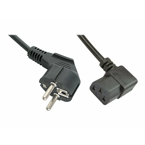 C13 Power Cord Schuko LINDY Black 3 m