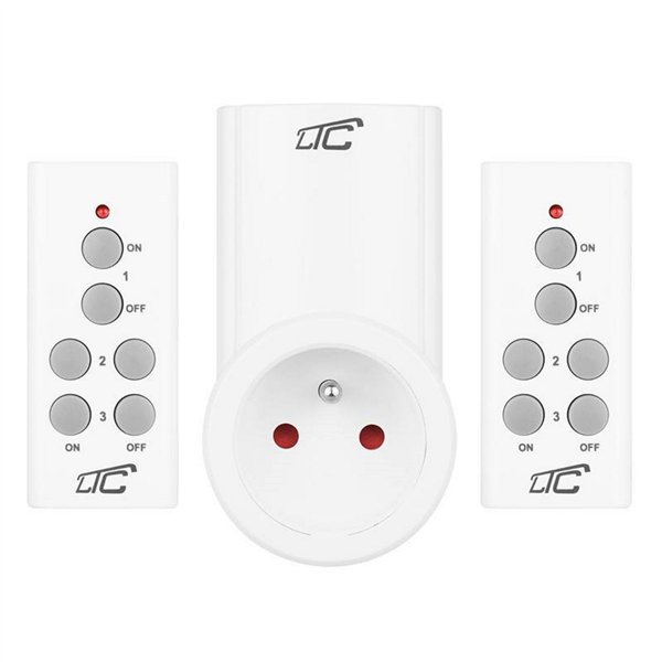 Remote controlled mains socket x2 LTC