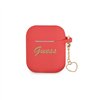 Guess case for Airpods / Airpods 2 GUA2LSCHSR red Silicone Heart Charm
