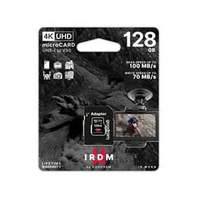 GoodRam memory card IRDM 128GB microSD UHS-I U3 V30 with adapter