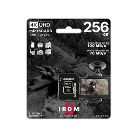 GoodRam memory card IRDM 256GB microSD UHS-I U3 V30 with adapter