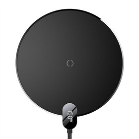 Wireless charger Baseus Digital LED Display Gen2 15W black CCED000001