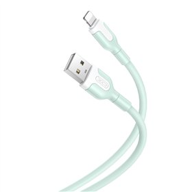 XO kaapeli NB212 USB - Lightning 1,0 m 2,1A vihreä