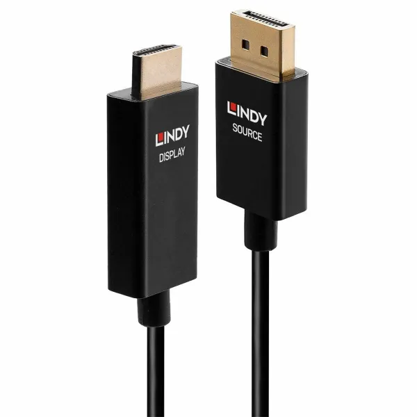 DisplayPort to HDMI Cable LINDY Black 2 m