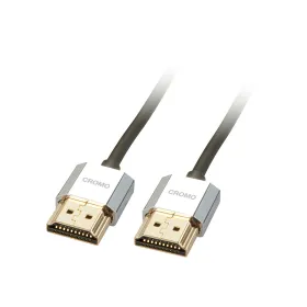 HDMI kabelis LINDY 1 m Juoda Pilka