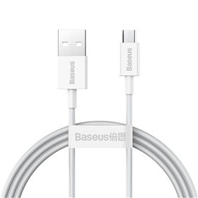 USB cable Baseus Superior from USB to microUSB 2A 1.0m white CAMYS-02